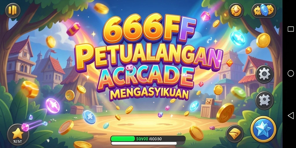 Tampilan seru gameplay 666FF di level yang penuh tantangan.