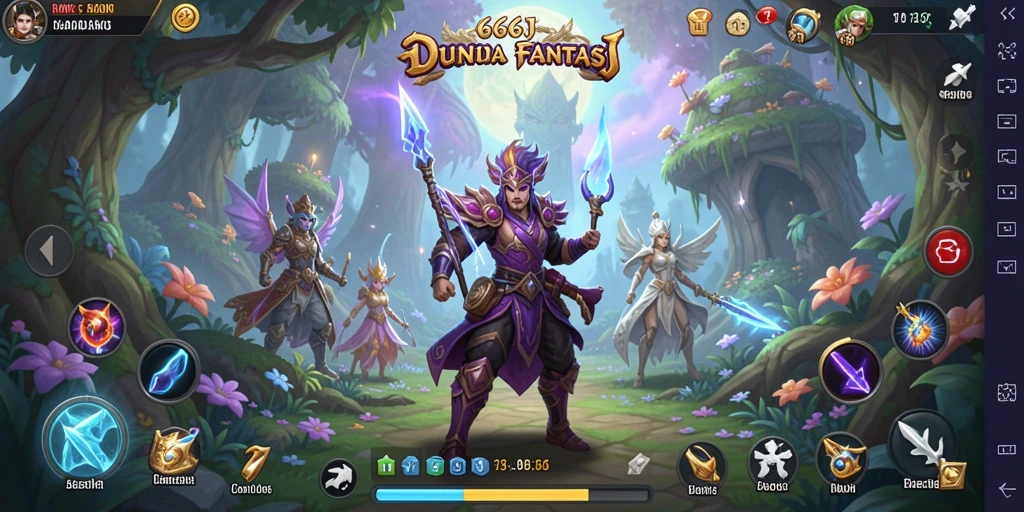 Screenshot gameplay 666J yang menampilkan aksi seru dalam pertempuran.