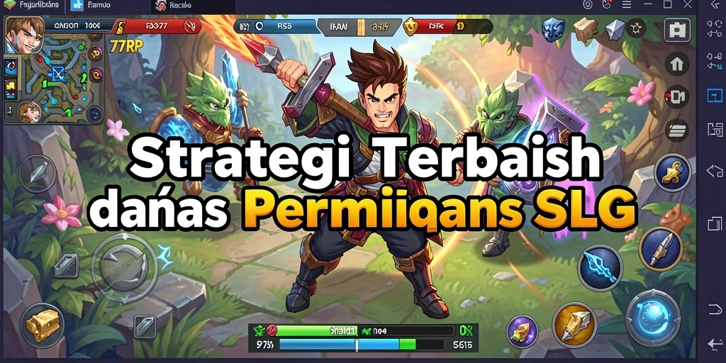 Screenshot gameplay 77RP dengan aksi pertempuran strategi.