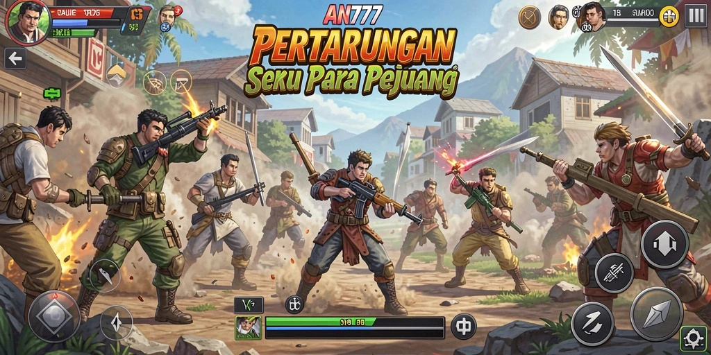 Tampilan gameplay AN777 yang mendebarkan dalam pertarungan Fighting.