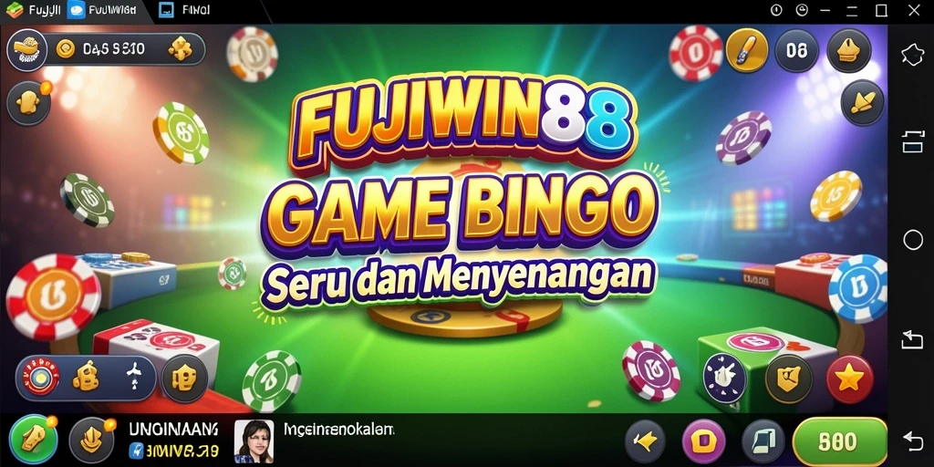 Tampilan seru gameplay Bingo di FUJIWIN88.