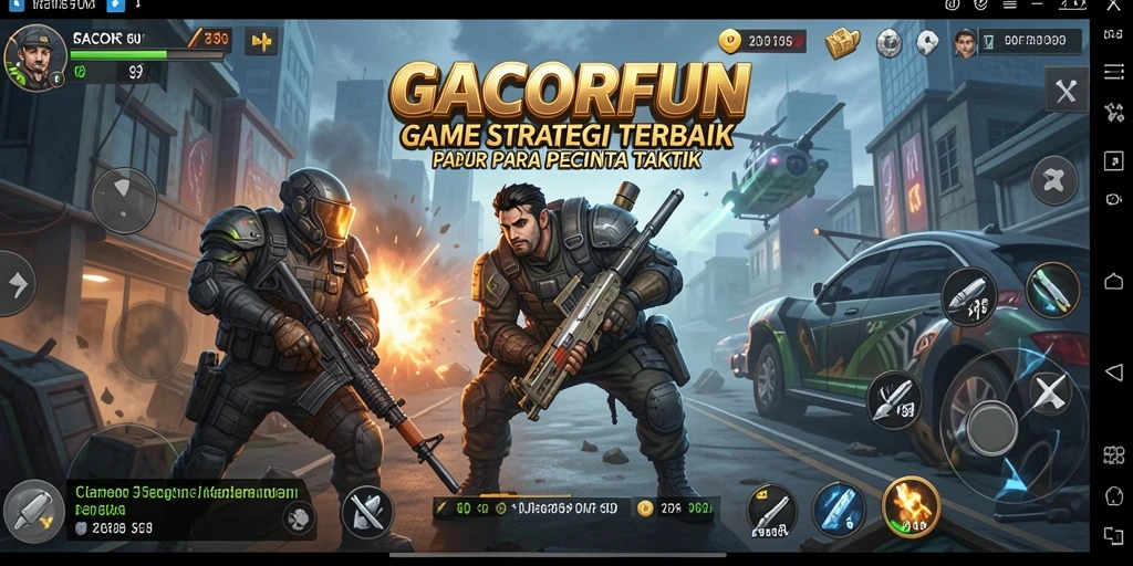 Tampilan gameplay GACORFUN yang menarik dan menantang.