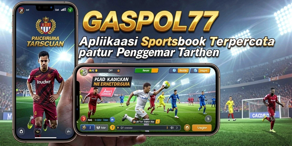 Screenshot GASPOL77 menampilkan antarmuka taruhan olahraga yang menarik.