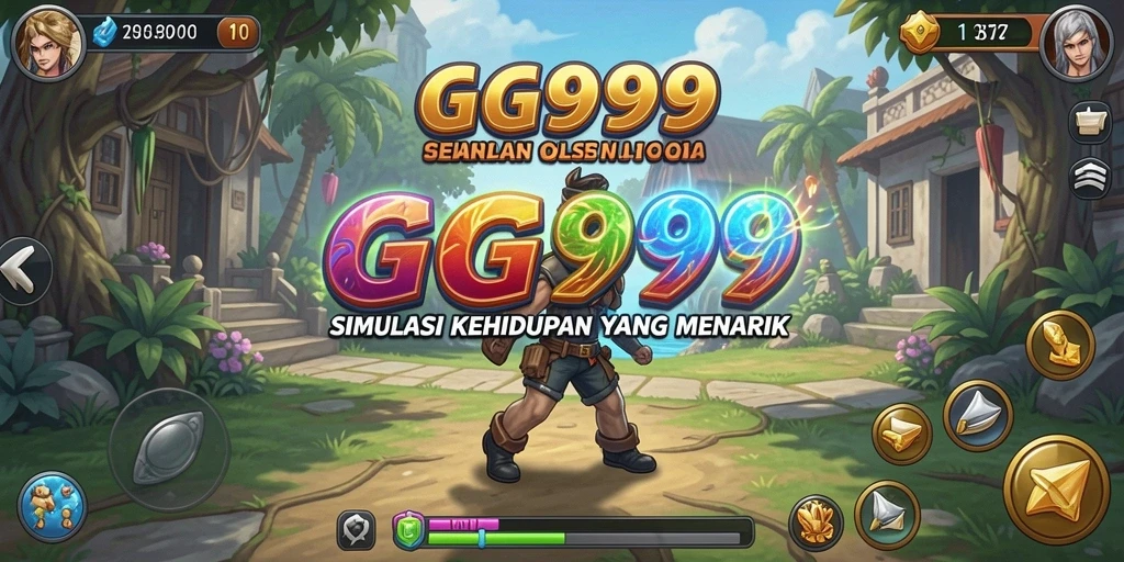 Screenshot utama GG999 menampilkan aksi gameplay simulasi yang realistis.