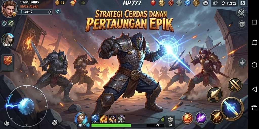 Gameplay strategis yang intens dan menarik.