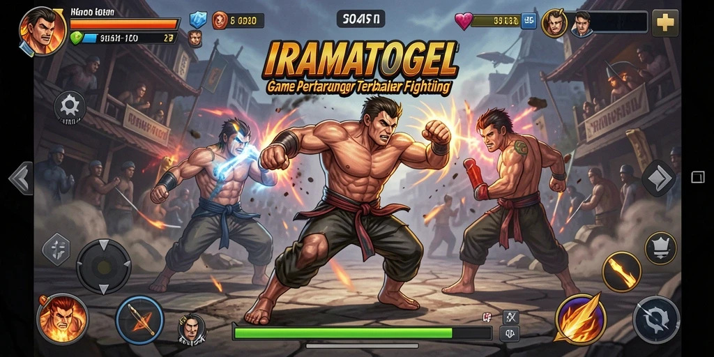 Tampilan screenshot dari gameplay <strong>IRAMATOGEL</strong> yang menampilkan pertempuran seru dan intens.