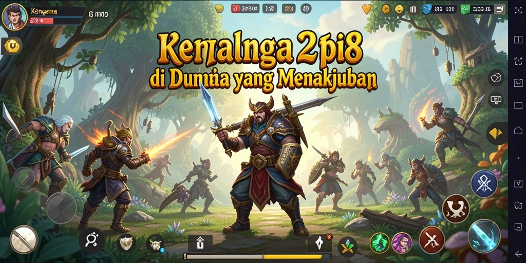Tangkapan layar gameplay KENCANA28 menampilkan momen petualangan yang mendebarkan.
