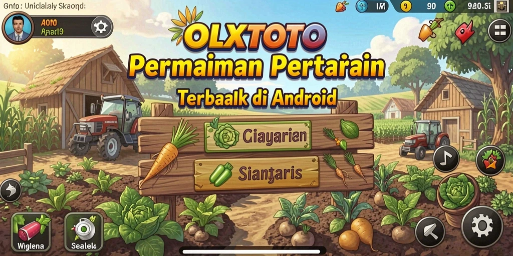 Tangkapan layar gameplay <strong>OLXTOTO</strong> dengan suasana pertanian yang menyenangkan.