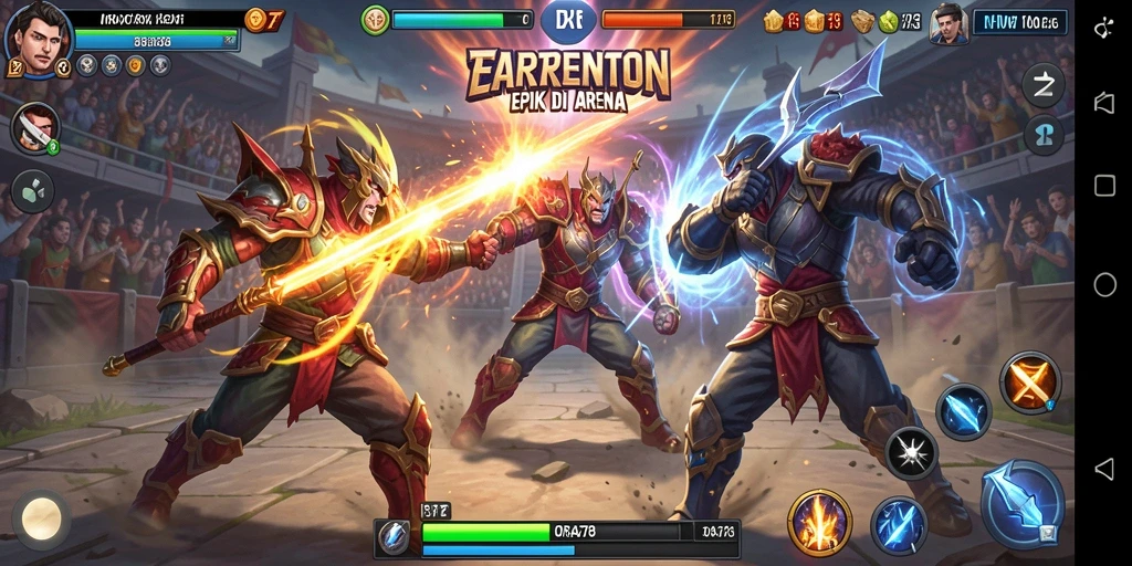 Tampilan seru gameplay Fighting di ORA78 dengan aksi mendebarkan.