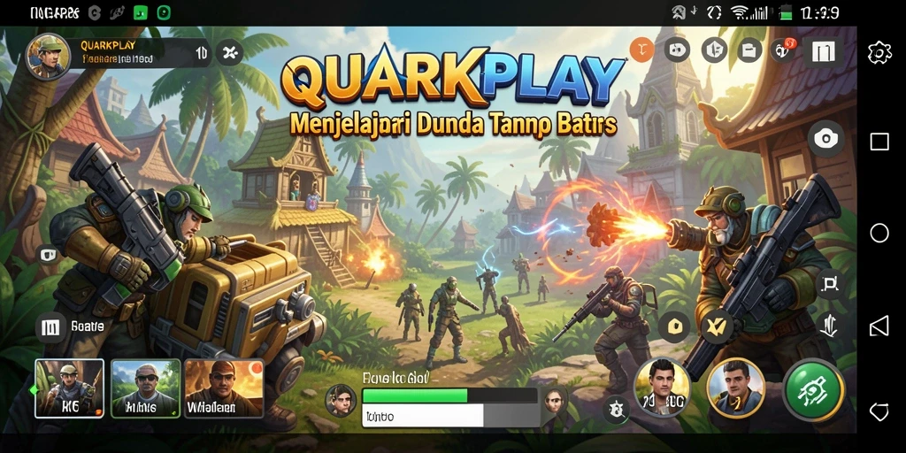 Tangkapan layar gameplay Open World QUARKPLAY yang menakjubkan.
