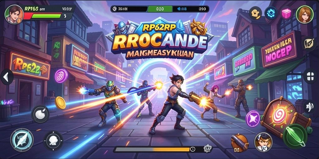 Tampilan gameplay yang seru dan menantang di RP62RP.