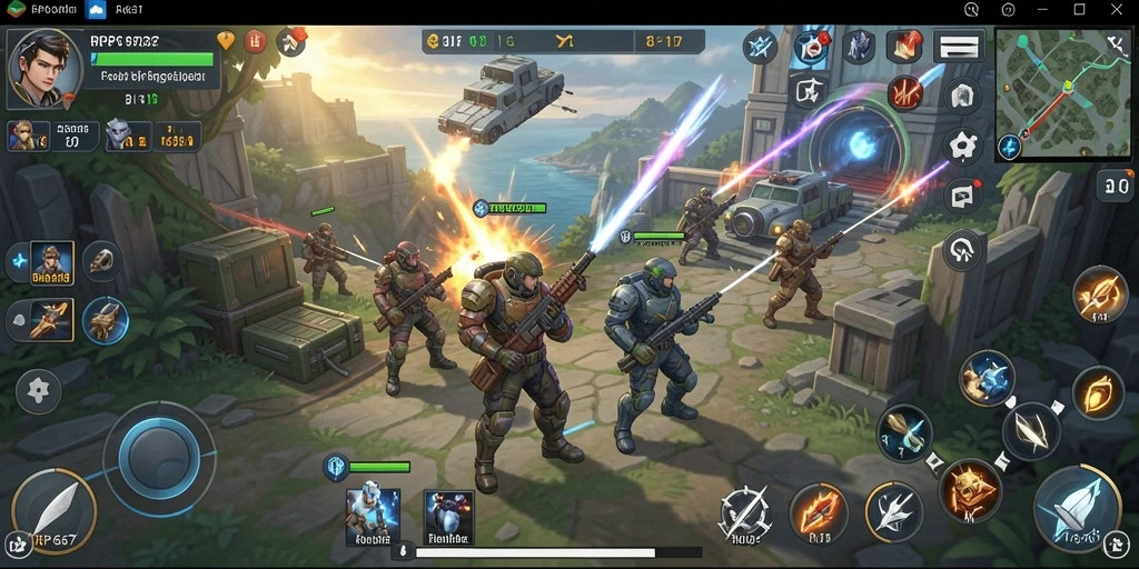 Gameplay menakjubkan dari RP6677 dengan strategi mendalam.