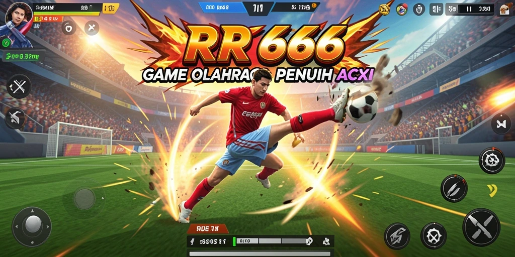 Screenshot gameplay RR666 menampilkan aksi taruhan olahraga yang seru.