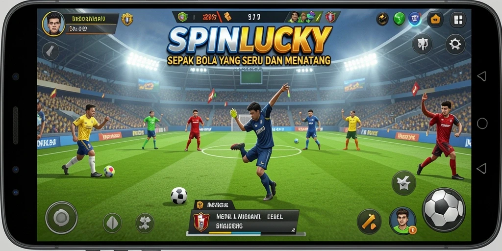 Tampilan gameplay SPINLUCKY yang seru dan menantang.